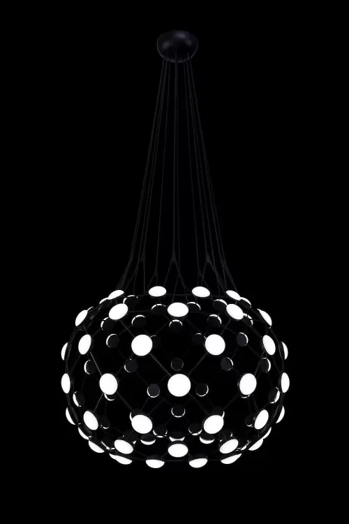 Black-Molecular-LED-Chandelier