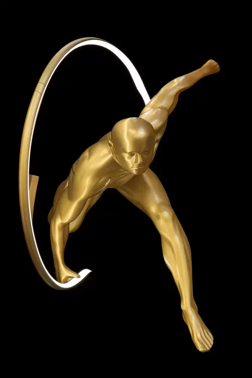 Modern-Figurines-Sculpture-Floor-Lamp